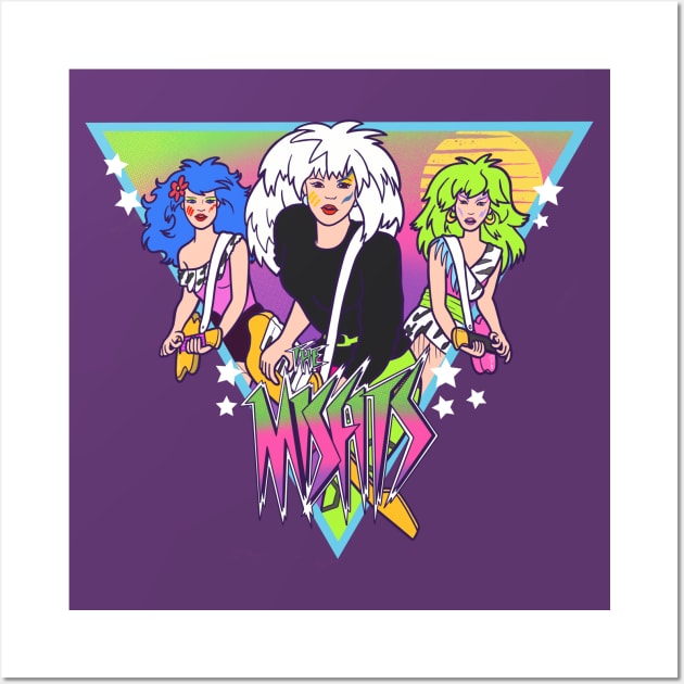 Jem's rivals The Misfits Wall Art by Sketchy